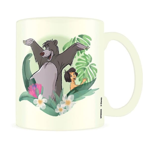 Coffert present Le Livre de la Jungle - Disney - Mug, coasters och nyckelring Mowgli och Baloo