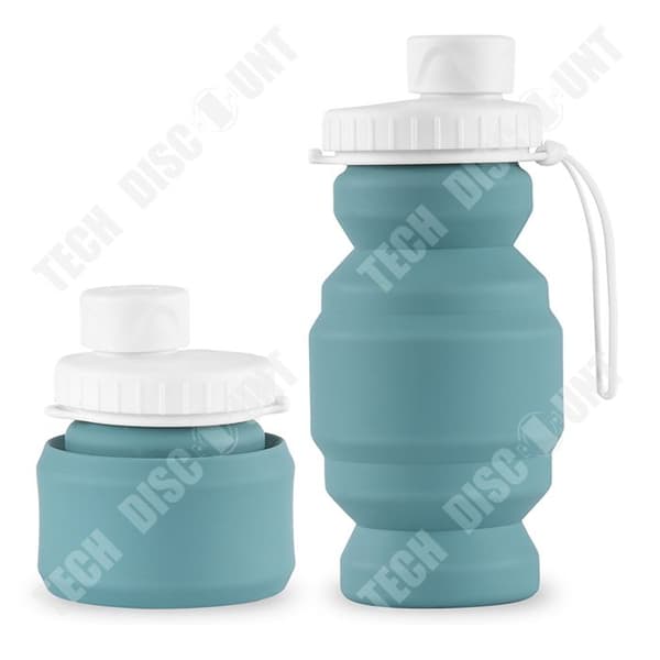 TD® Mini Folding Cup Silikonkopp Kaffekopp Expanderbar resekopp 320 ml Lämplig för Picnic Camping Green