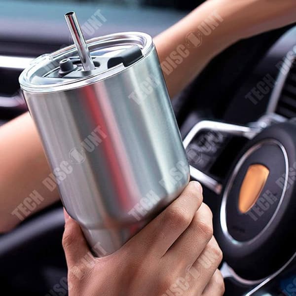 TD® isolerad mugg 30oz bilmugg 304 rostfritt stål isolerad mugg Vakuum dubbellagers isbarsmugg Lämplig för varmt och kallt kaffe