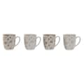 Miniatyrbillede 1 af 4: 4 Dele krussæt Home ESPRIT Brun Beige Cvetlice 340 ml
