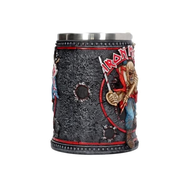 Glas - Iron Maiden - Eddie - Cylindrisk - Grå - Tål maskindisk