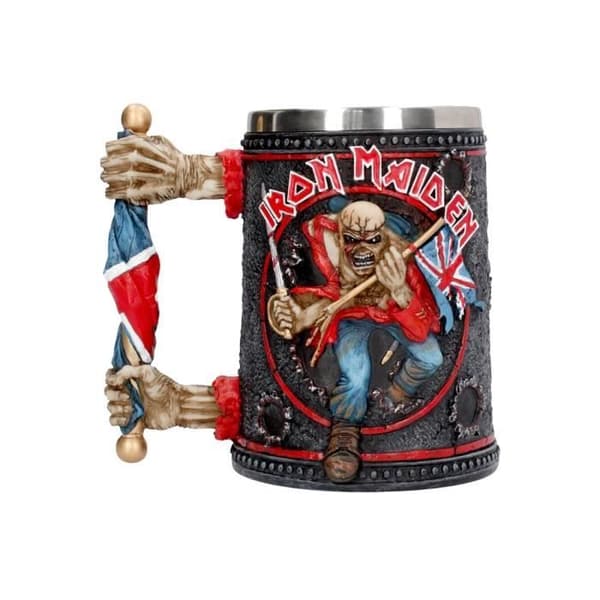Glas - Iron Maiden - Eddie - Cylindrisk - Grå - Tål maskindisk