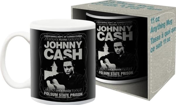 Mug: Johnny Cash - Live 11Oz Boxed Mug