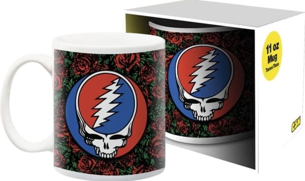 Mug: Grateful Dead Rose Logo 11Oz Boxed Mug