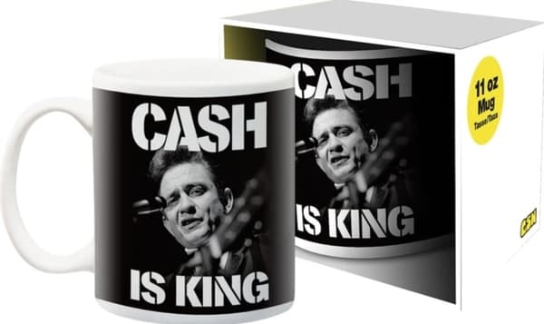 Mug: Johnny Cash - Is King 11Oz Boxed Mug