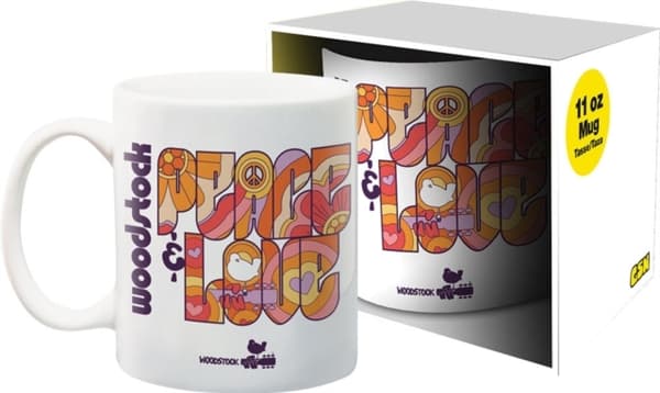 Mug: Woodstock - Peace And Love Boxed Mug (11Oz)