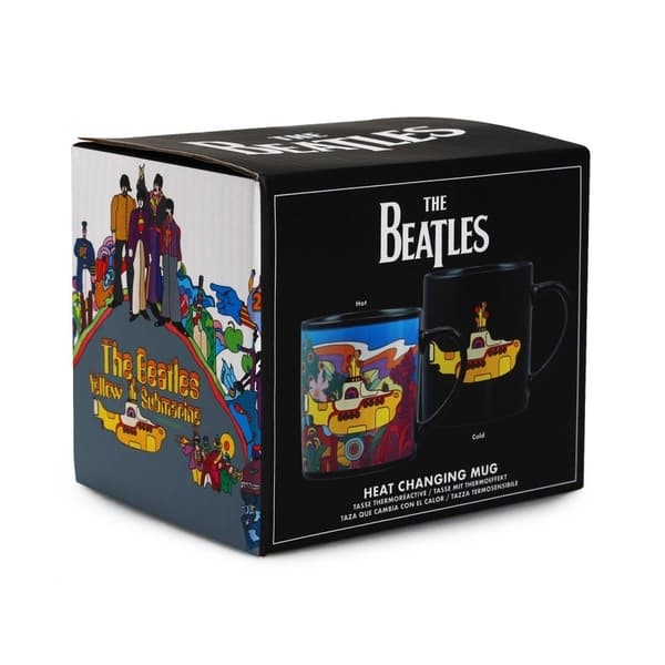 Värmeväxlande mugg: The Beatles - Yellow Submarine