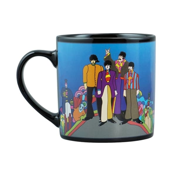 Värmeväxlande mugg: The Beatles - Yellow Submarine