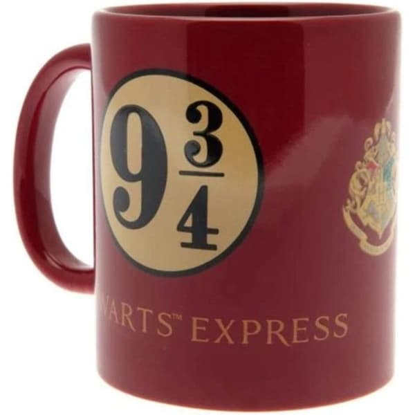 Harry Potter Mugg - Harry Potter - 315 ml - Plattform 9 3/4 - Röd - Cylindrisk