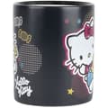 Miniatyrbild 2 av 2: Termisk reaktiv mugg - KONIX - Hello Kitty - 320 ml - Godismotiv - Svart