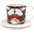 Miniatyrbild 1 av 2: Kaffeservice - EGAN - Mickey Mouse - 2 stapelbara koppar - Porslin - Flerfärgad