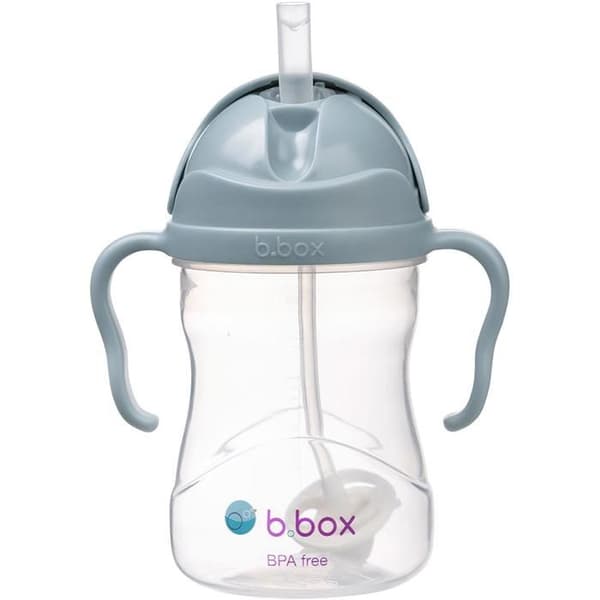 B.Box Mug med sugrör blå