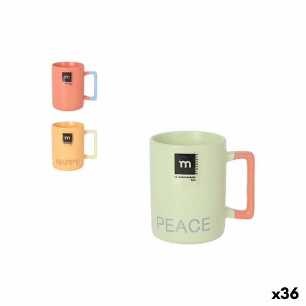 Te- och kaffekopp La Mediterránea Love & Peace 180 ml (36 antal)