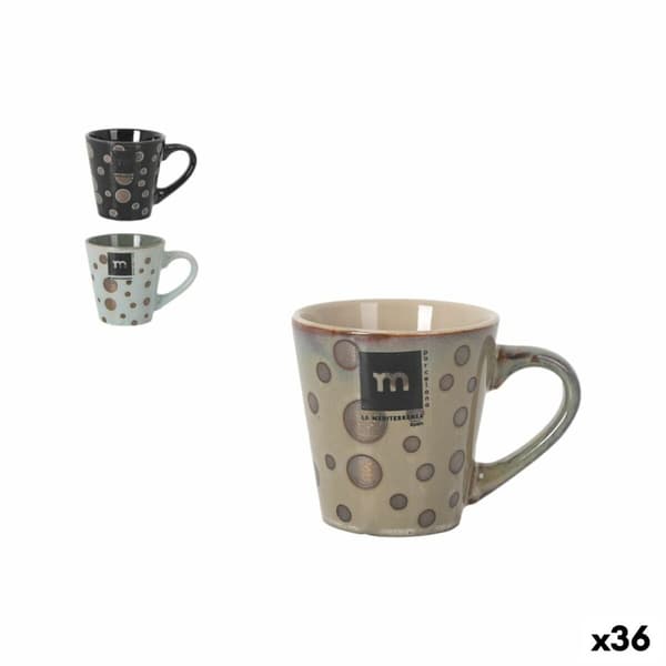 Tee- ja kahvikuppi La Mediterránea 100 ml kuu (36 Osaa)