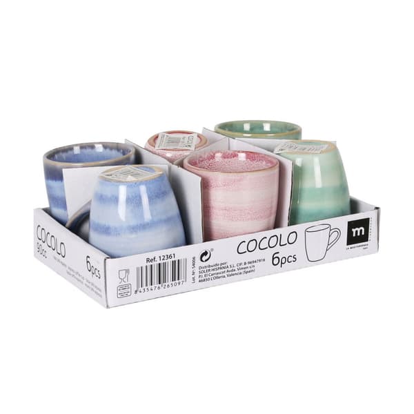 Tee- ja kahvikuppi La Mediterránea Cocolo 90 ml (36 Osaa)
