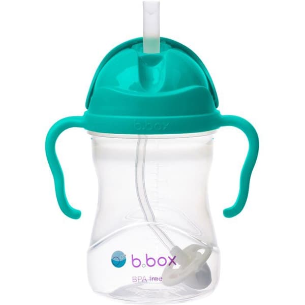 B.Box mugg med sugrör grön jade 240 ml