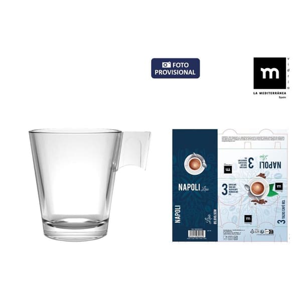 Koppset La Mediterránea Napoli liso 3 Delar (24 antal)