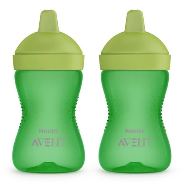 2x MUG ARGENT MED HÅRD NÄBB KÅPA PHILIPS AVENT SCF804/03 18m+