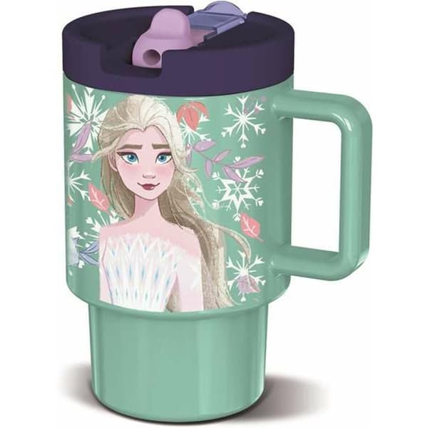 Termoskuppi kannella Frozen Snowy Tale 530 ml