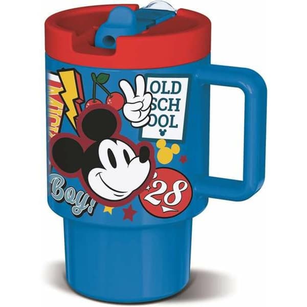 Termoskuppi kannella Mickey Mouse True Champions 530 ml