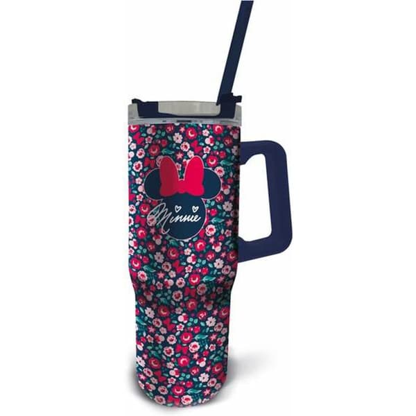 Termoskuppi kannella Minnie Mouse Gardening 940 ml