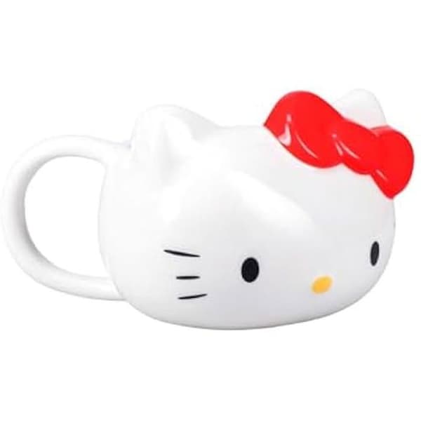 Hello Kitty Mugg - PALADONE - Keramik - 300 ml - Återanvändbar - Tål diskmaskin