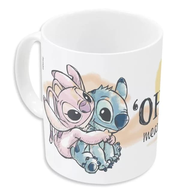 Porslinsmugg Disney Lilo och Stitch Familj