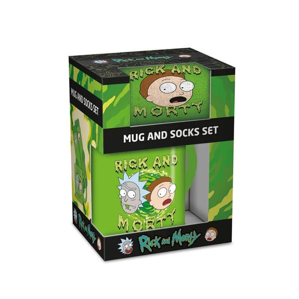 Rick &#38; Morty Mug and Socks set