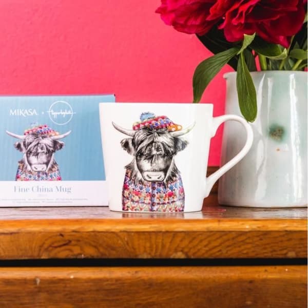 Tipperleyhill Tasse i porslin med Highland-kvacksprint 380 ml - Mikasa
