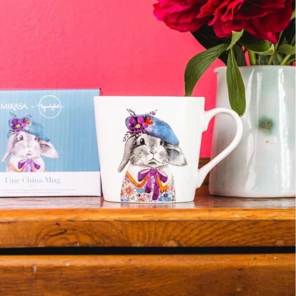 Tipperleyhill Tasse i porslin med kanintryck 380 ml - Mikasa