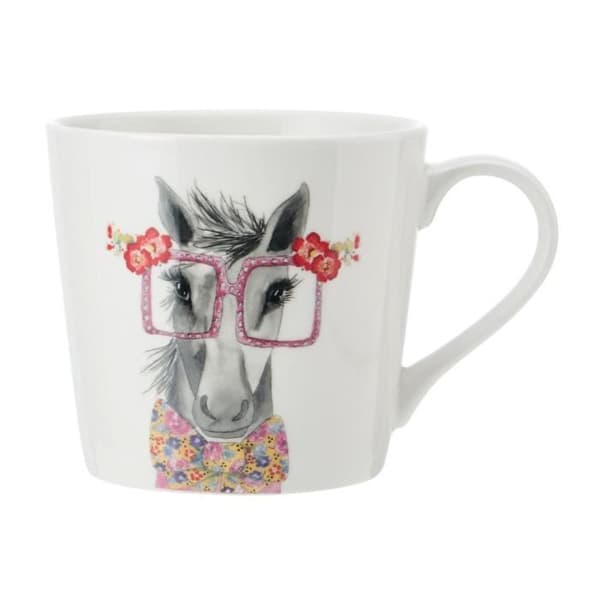 Tipperleyhill Tasse i porslin med hästtryck 380 ml - Mikasa