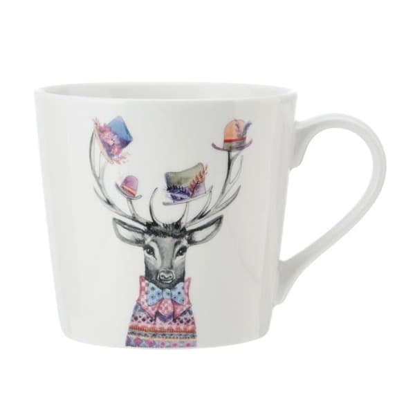 Tipperleyhill Tasse i porslin med tryck av älg 380 ml - Mikasa