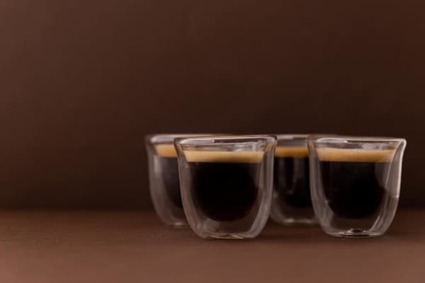 Mugg - kopp - mazagran La cafetiere - LCDWJESPRES4PC - Jack Set med 4 dubbelväggiga espressokoppar