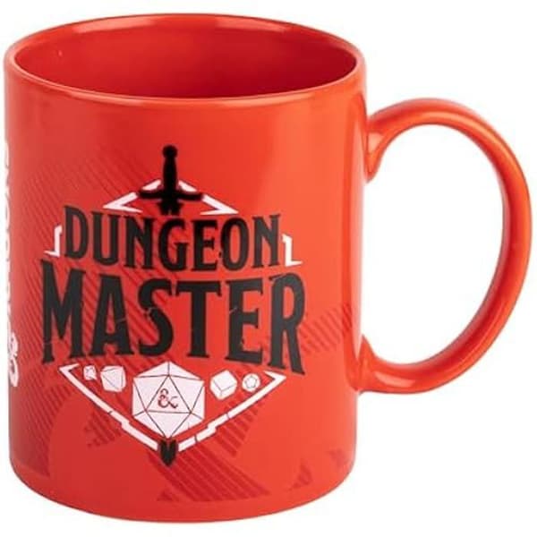Mugg - KONIX - Dungeons & Dragons - 320 ml - Keramik - Röd