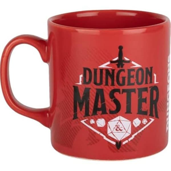 Mugg - KONIX - Dungeons & Dragons - 320 ml - Keramik - Röd