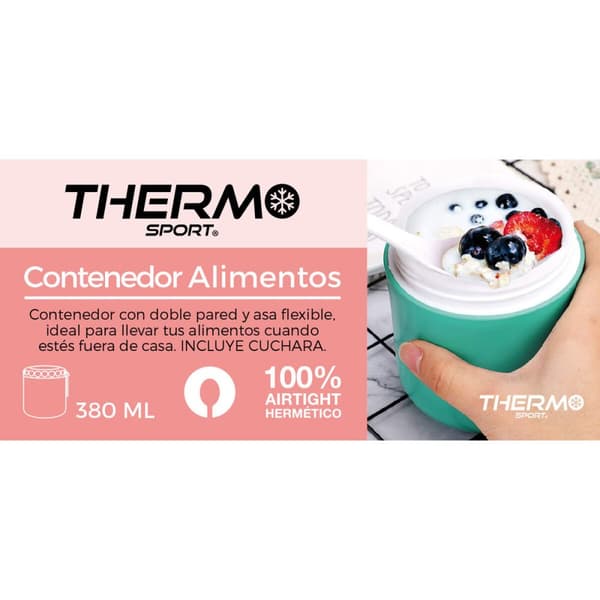 Fødevaretermometer ThermoSport 380 ml 9 x 9 x 11,5 cm (12 enheder)