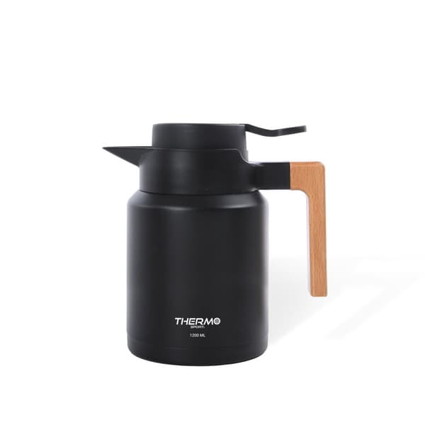 Termoskannu ThermoSport Musta 1,2 L (4 osaa)