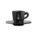Miniatyrbillede 1 af 5: Sæt med 4 kopper BIALETTI PERFETTO MOKA Porcelæn 4x 75 ml Sort