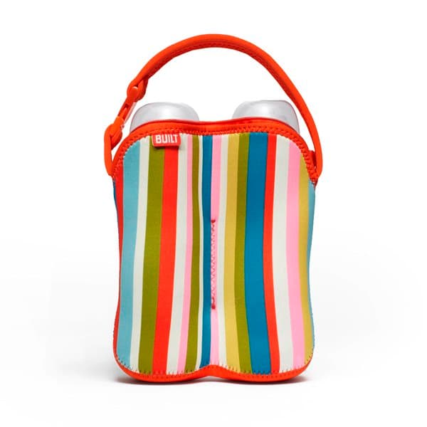 BUILTBottleBuddyTwoBottleTotepidikkeellä(BabyPinkStripe)