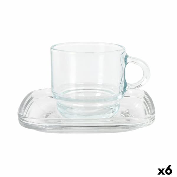 Sett med 6 Kopper med Tallerken LAV Cozy (6 enheter)