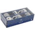 Miniatyrbild 5 av 5: Set med kaffekoppar Home ESPRIT Vit Svart Porslin 90 ml