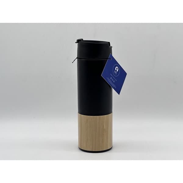 Termos Home ESPRIT Svart Naturell 400 ml