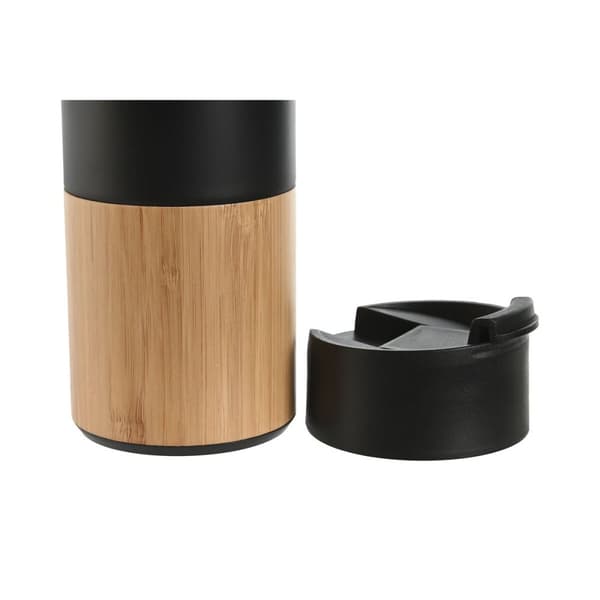 Termos Home ESPRIT Svart Naturell 400 ml