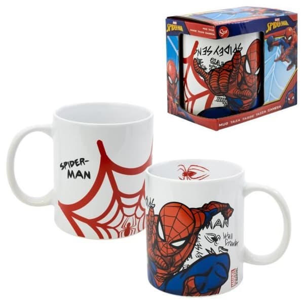 Mugg - STOR - Spider-Man - 325 ml - Keramik - Barn - Diskmaskin- och mikrovågssäker