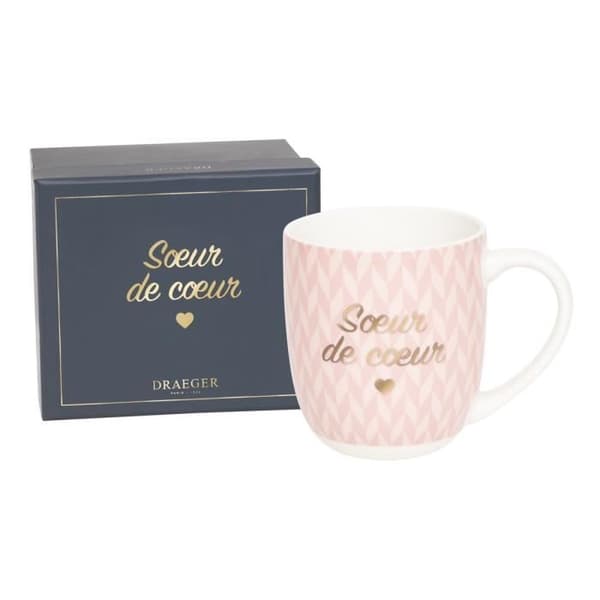 Presentmugg - Heart Sister - Draeger Paris