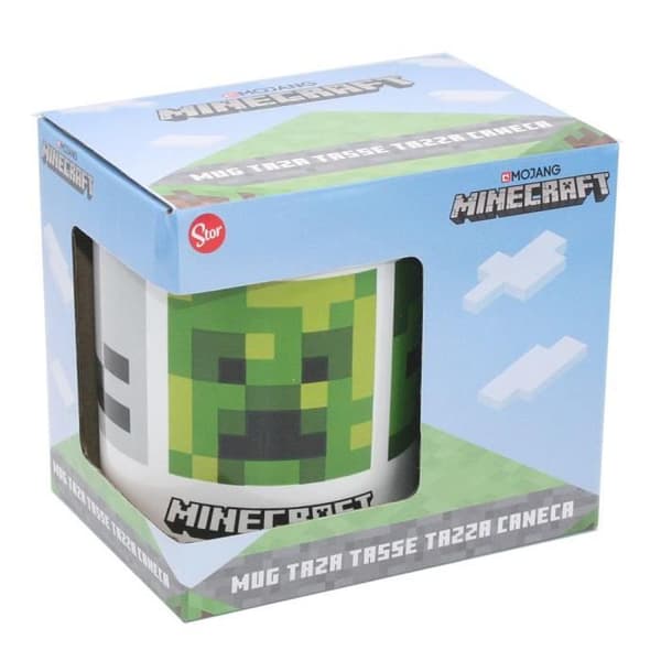 Mugg - Minecraft - 325 ml - Keramik - Tål diskmaskin - Barn