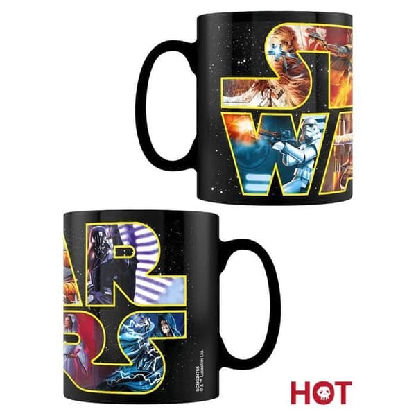 Thermoreactive Mug Star Wars Characters Logo Pause Canap Noir