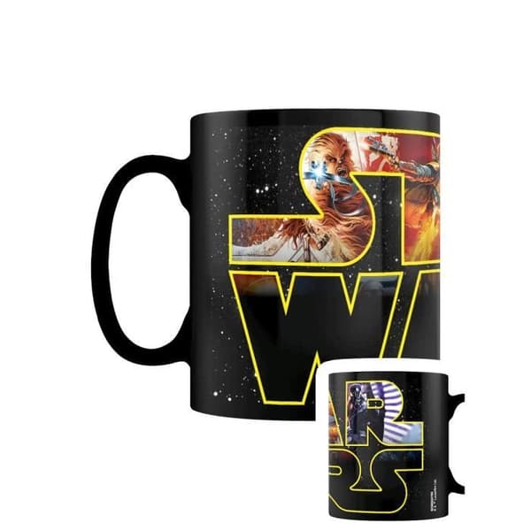 Thermoreactive Mug Star Wars Characters Logo Pause Canap Noir
