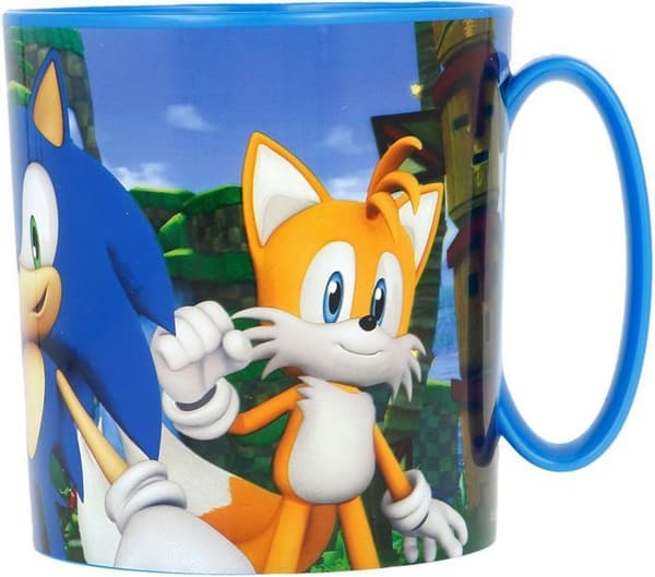 Mugg - Sonic - Barn - Melamin - 350 ml - Tål diskmaskin