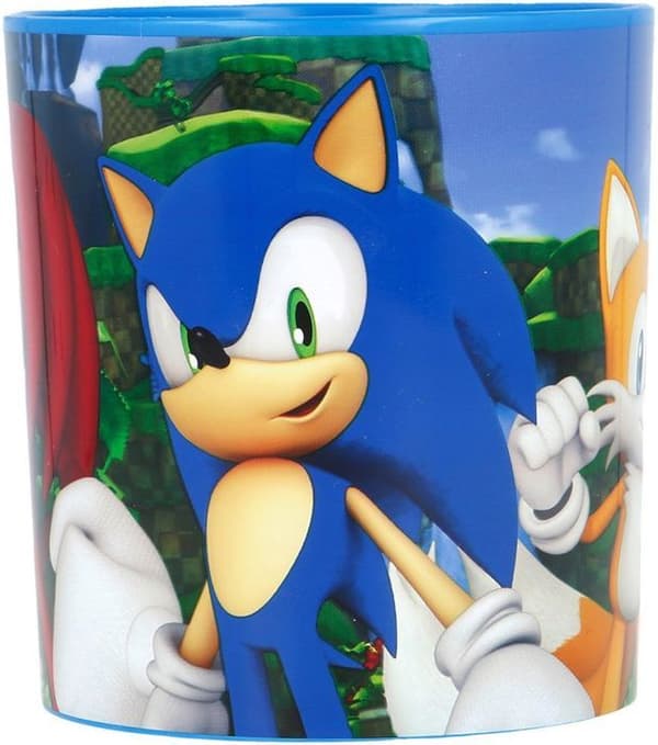 Mugg - Sonic - Barn - Melamin - 350 ml - Tål diskmaskin